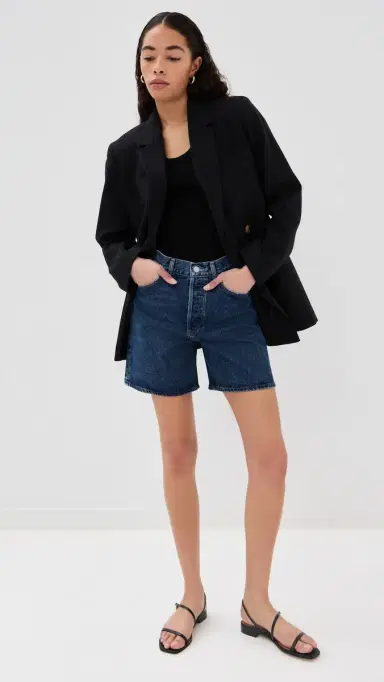 AGOLDE Dame High Rise Baggy Shorts Enamour | Thumbnail 5 AGOLDE Dame High Rise Baggy Shorts Enamour | Thumbnail 5