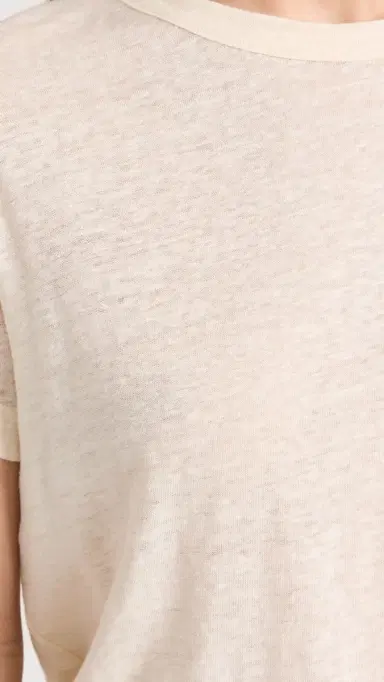 Sold Out NYC The inen Perfect Tee in Cream Cream | Thumbnail 6 Sold Out NYC The inen Perfect Tee in Cream Cream | Thumbnail 6