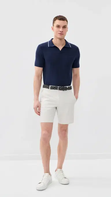 RLX Ralph Lauren Cotton Coomax Johnny Collar Sweater Polo Refined Navy/Office Blue | Thumbnail 5 RLX Ralph Lauren Cotton Coomax Johnny Collar Sweater Polo Refined Navy/Office Blue | Thumbnail 5