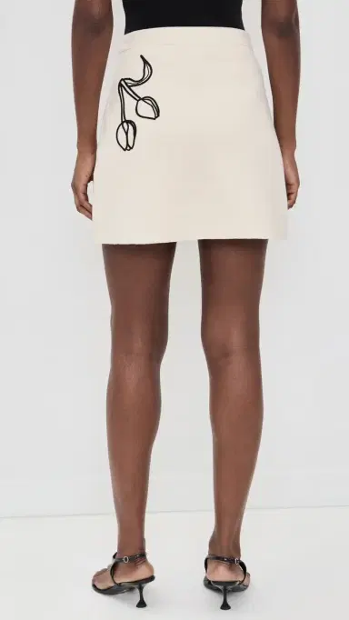 AMUR Roe Knit Skirt Pebble | Thumbnail 3 AMUR Roe Knit Skirt Pebble | Thumbnail 3