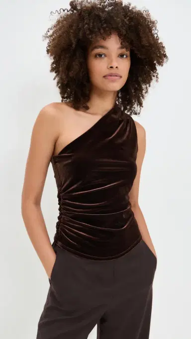 LE BOP Carrie Velvet Top | Thumbnail 2 LE BOP Carrie Velvet Top | Thumbnail 2