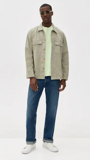 AGOLDE Asha Mock Neck Tee int Cream | Thumbnail 5 AGOLDE Asha Mock Neck Tee int Cream | Thumbnail 5