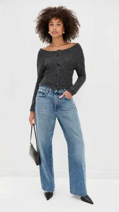 Lioness argaux Knit Cardigan Charcoal | Thumbnail 5 Lioness argaux Knit Cardigan Charcoal | Thumbnail 5