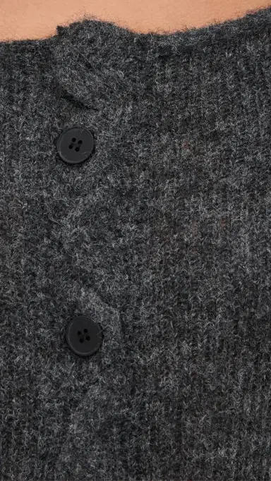 Lioness argaux Knit Cardigan Charcoal | Thumbnail 6 Lioness argaux Knit Cardigan Charcoal | Thumbnail 6