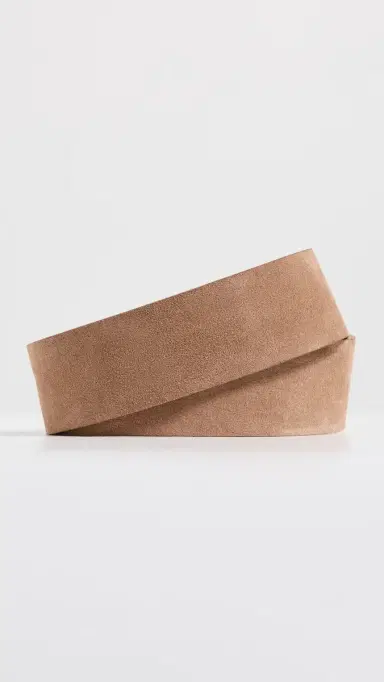 L'AGENCE Adelle Suede Belt Cappuccino | Thumbnail 4 L'AGENCE Adelle Suede Belt Cappuccino | Thumbnail 4