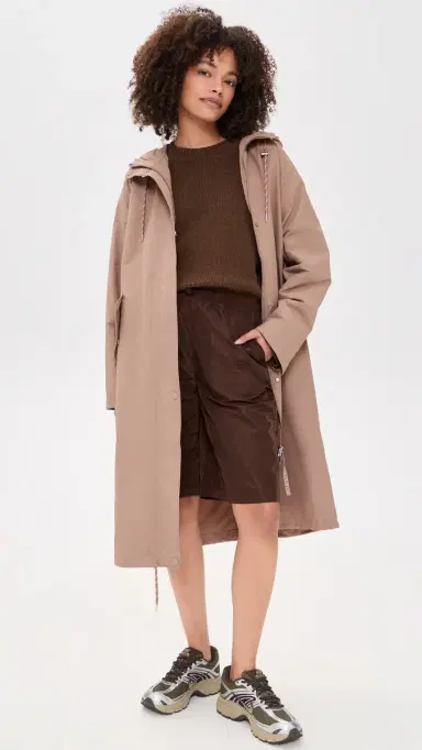 Varley Midi Rain Jacket Brownie | Thumbnail 2 Varley Midi Rain Jacket Brownie | Thumbnail 2