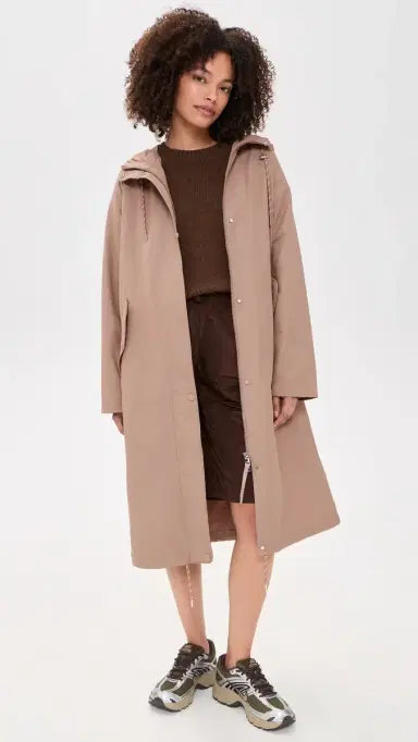 Varley Midi Rain Jacket Brownie | Thumbnail 5 Varley Midi Rain Jacket Brownie | Thumbnail 5