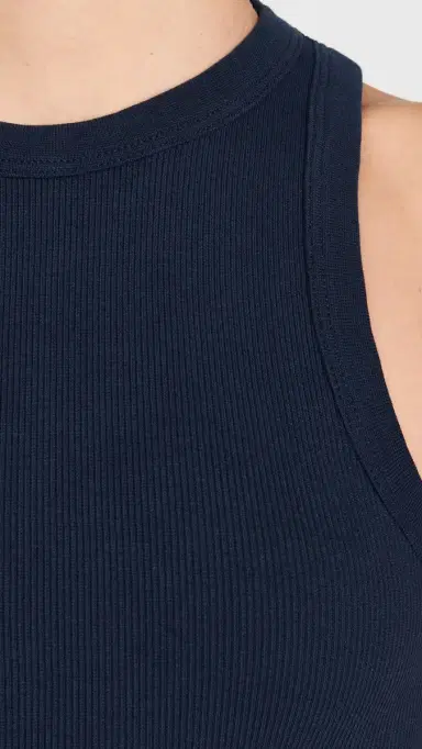 Sold Out NYC The Not o Basic Tank in Navy Navy | Thumbnail 6 Sold Out NYC The Not o Basic Tank in Navy Navy | Thumbnail 6