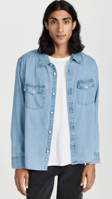 Corridor Denim Shirt Indigo | Thumbnail 2 Corridor Denim Shirt Indigo | Thumbnail 2