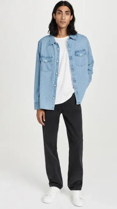 Corridor Denim Shirt Indigo | Thumbnail 5 Corridor Denim Shirt Indigo | Thumbnail 5