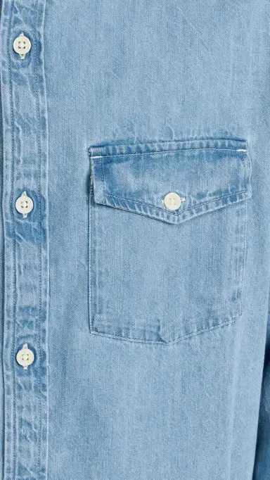 Corridor Denim Shirt Indigo | Thumbnail 6 Corridor Denim Shirt Indigo | Thumbnail 6
