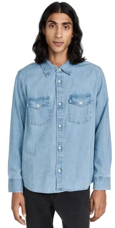 Corridor Denim Shirt Indigo | Thumbnail 1 Corridor Denim Shirt Indigo | Thumbnail 1