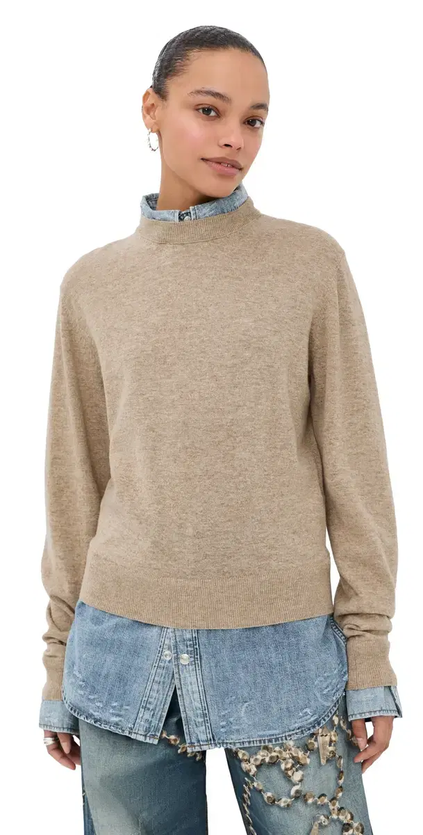 Crewneck weater Beige Crewneck weater Beige