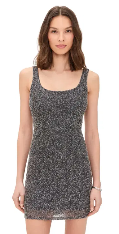 L'Agence Inori Beaded Mini Dress | Thumbnail 1 L'Agence Inori Beaded Mini Dress | Thumbnail 1