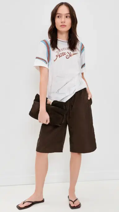 STAUD ateo Bermuda Shorts Earth | Thumbnail 5 STAUD ateo Bermuda Shorts Earth | Thumbnail 5