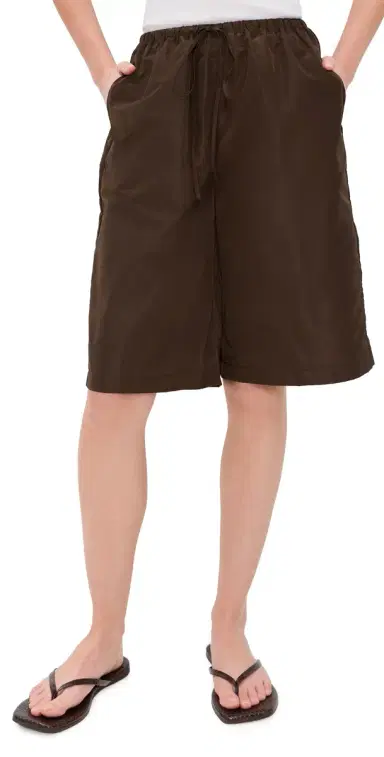 STAUD ateo Bermuda Shorts Earth | Thumbnail 1 STAUD ateo Bermuda Shorts Earth | Thumbnail 1