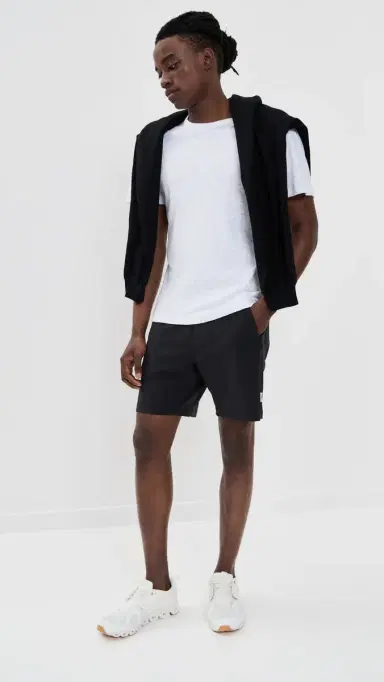 Reigning Champ 1x1 Slub Slim T-Shirt White | Thumbnail 5 Reigning Champ 1x1 Slub Slim T-Shirt White | Thumbnail 5