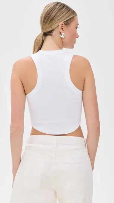Vitamin A Daybreak Essential Crop Tank White | Thumbnail 3 Vitamin A Daybreak Essential Crop Tank White | Thumbnail 3