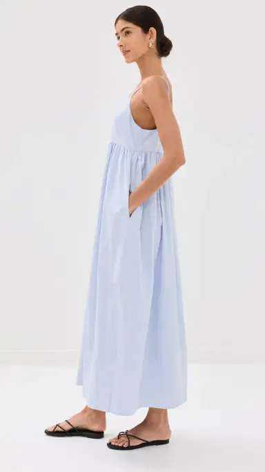 Jenni Kayne Cove Dress French Blue M | Thumbnail 4 Jenni Kayne Cove Dress French Blue M | Thumbnail 4