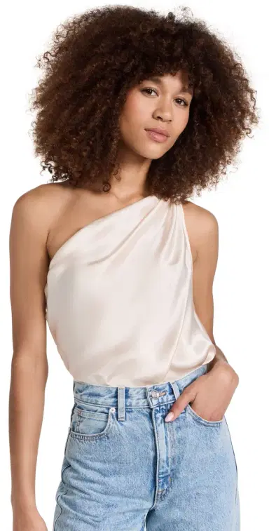 CAMI NYC Darby Silk Thong Bodysuit Ceramic | Thumbnail 1 CAMI NYC Darby Silk Thong Bodysuit Ceramic | Thumbnail 1