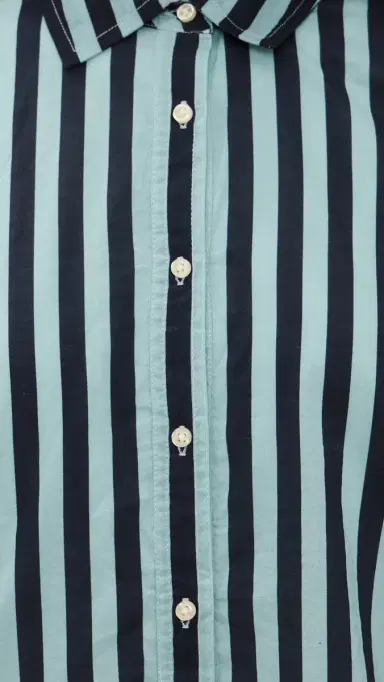 The Great. THE GREAT. The Daily Button Up Blue Club Stripe 2 | Thumbnail 6 The Great. THE GREAT. The Daily Button Up Blue Club Stripe 2 | Thumbnail 6