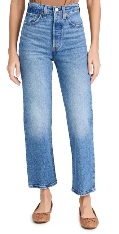 Levi's Ribcage Straight Ankle Jeans | Thumbnail 1 Levi's Ribcage Straight Ankle Jeans | Thumbnail 1