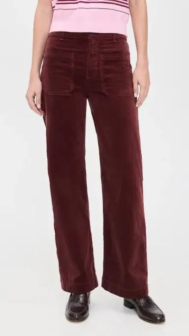 ASKK NY Sailor Velvet Pants Black Cherry | Thumbnail 2 ASKK NY Sailor Velvet Pants Black Cherry | Thumbnail 2