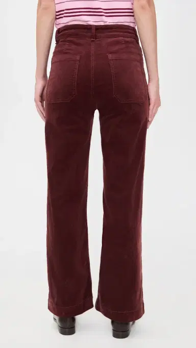 ASKK NY Sailor Velvet Pants Black Cherry | Thumbnail 3 ASKK NY Sailor Velvet Pants Black Cherry | Thumbnail 3