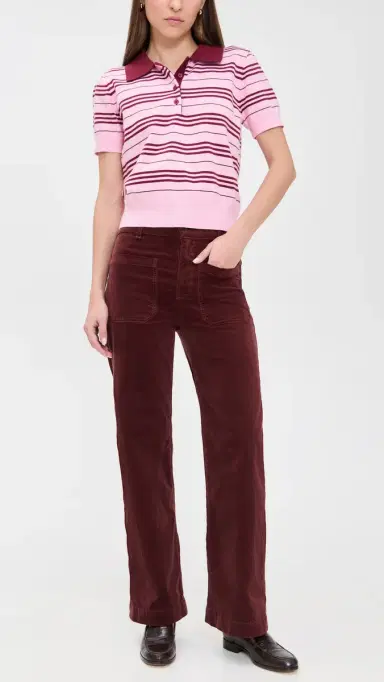 ASKK NY Sailor Velvet Pants Black Cherry | Thumbnail 5 ASKK NY Sailor Velvet Pants Black Cherry | Thumbnail 5
