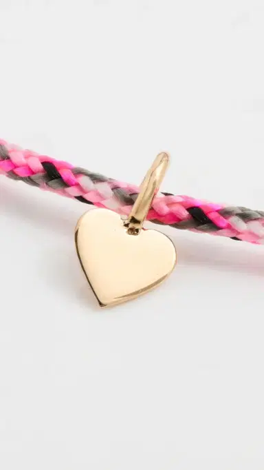 Zoë Chicco 14k Midi Bitty Heart Paracord Bracelet 14k | Thumbnail 4 Zoë Chicco 14k Midi Bitty Heart Paracord Bracelet 14k | Thumbnail 4