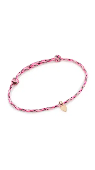 Zoë Chicco 14k Midi Bitty Heart Paracord Bracelet 14k | Thumbnail 6 Zoë Chicco 14k Midi Bitty Heart Paracord Bracelet 14k | Thumbnail 6