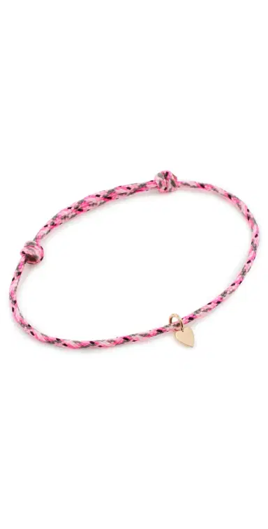 Zoë Chicco 14k Midi Bitty Heart Paracord Bracelet 14k | Thumbnail 1 Zoë Chicco 14k Midi Bitty Heart Paracord Bracelet 14k | Thumbnail 1