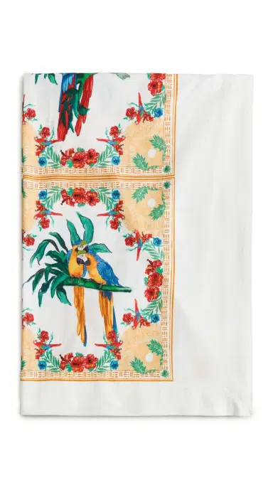 Coniglio Palm Beach Standard Table Cloth Tropical Aviary Breeze One Size | Thumbnail 5 Coniglio Palm Beach Standard Table Cloth Tropical Aviary Breeze One Size | Thumbnail 5