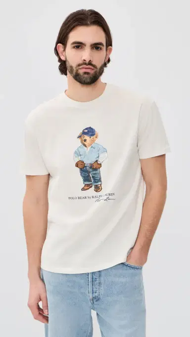 Polo Ralph Lauren Denim Bear Tee Nevis/Denim Bear | Thumbnail 2 Polo Ralph Lauren Denim Bear Tee Nevis/Denim Bear | Thumbnail 2