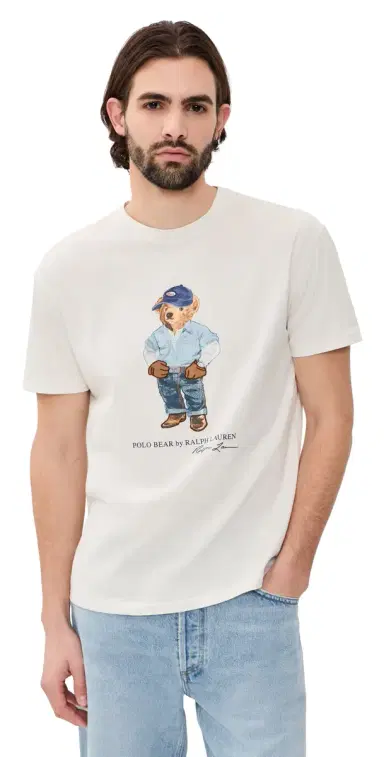 Polo Ralph Lauren Denim Bear Tee Nevis/Denim Bear | Thumbnail 1 Polo Ralph Lauren Denim Bear Tee Nevis/Denim Bear | Thumbnail 1