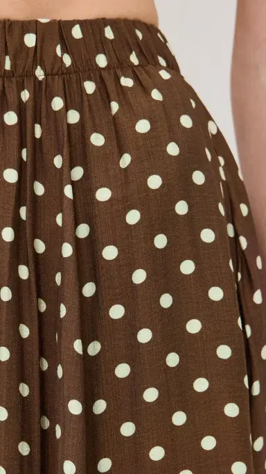 LE BOP Martha Skirt Chocolate Dot | Thumbnail 6 LE BOP Martha Skirt Chocolate Dot | Thumbnail 6