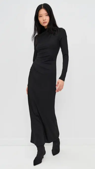 Lioness Contour Maxi Dress Onyx | Thumbnail 2 Lioness Contour Maxi Dress Onyx | Thumbnail 2