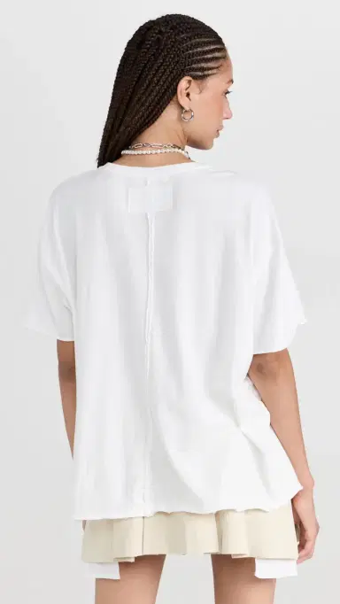 Free People Nina Tee Ivory L | Thumbnail 3 Free People Nina Tee Ivory L | Thumbnail 3