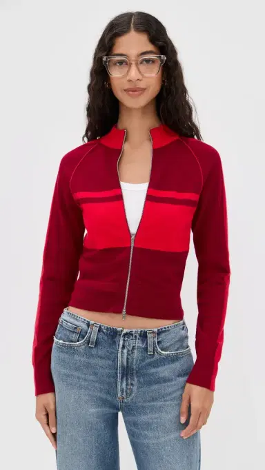 State & Lake Track Jacket Burgundy/Red L | Thumbnail 2 State & Lake Track Jacket Burgundy/Red L | Thumbnail 2