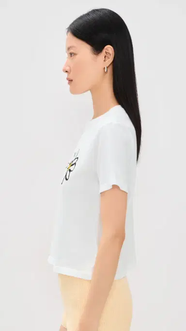 Sunny Somewhere Fresh As A Daisy Tee White | Thumbnail 4 Sunny Somewhere Fresh As A Daisy Tee White | Thumbnail 4