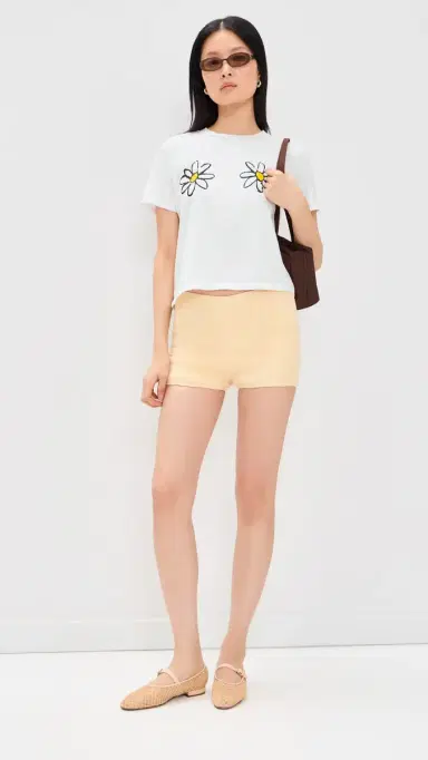 Sunny Somewhere Fresh As A Daisy Tee White | Thumbnail 5 Sunny Somewhere Fresh As A Daisy Tee White | Thumbnail 5