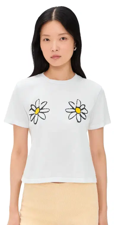 Sunny Somewhere Fresh As A Daisy Tee White | Thumbnail 1 Sunny Somewhere Fresh As A Daisy Tee White | Thumbnail 1