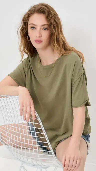 Free People Nina Tee Olive tone | Thumbnail 2 Free People Nina Tee Olive tone | Thumbnail 2