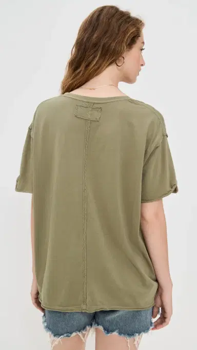 Free People Nina Tee Olive tone | Thumbnail 3 Free People Nina Tee Olive tone | Thumbnail 3