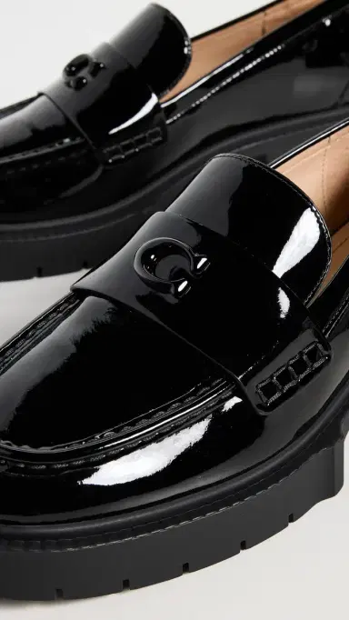 Coach Leah Loafers Black | Thumbnail 6 Coach Leah Loafers Black | Thumbnail 6