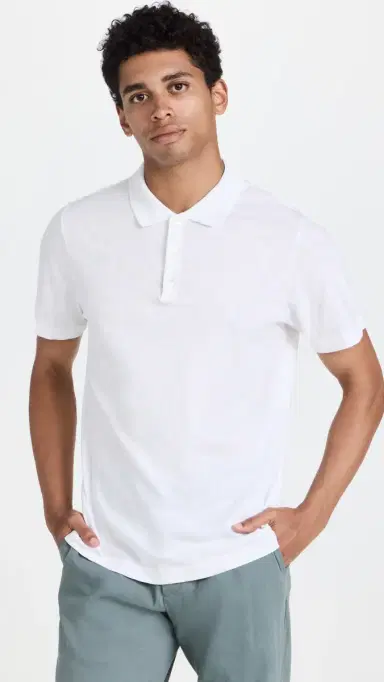 Theory Bron Polo in Cosmos White S | Thumbnail 2 Theory Bron Polo in Cosmos White S | Thumbnail 2