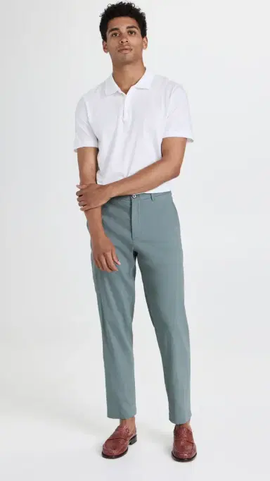 Theory Bron Polo in Cosmos White S | Thumbnail 5 Theory Bron Polo in Cosmos White S | Thumbnail 5