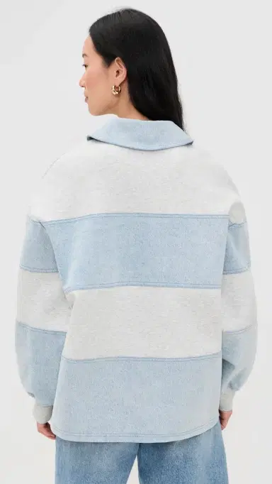 SEROYA Cher ixed edia Pullover Light Grey/Coastline | Thumbnail 3 SEROYA Cher ixed edia Pullover Light Grey/Coastline | Thumbnail 3