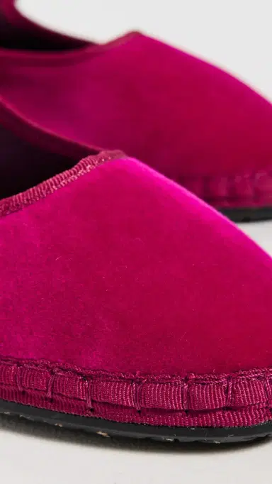 Flabelus Velvet Mary Jane Flats Pink | Thumbnail 6 Flabelus Velvet Mary Jane Flats Pink | Thumbnail 6