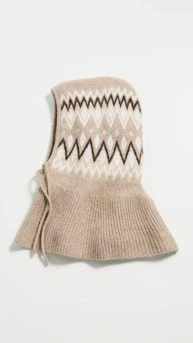 LE BOP Maribelle Balaclava Oatmeal One Size | Thumbnail 2 LE BOP Maribelle Balaclava Oatmeal One Size | Thumbnail 2
